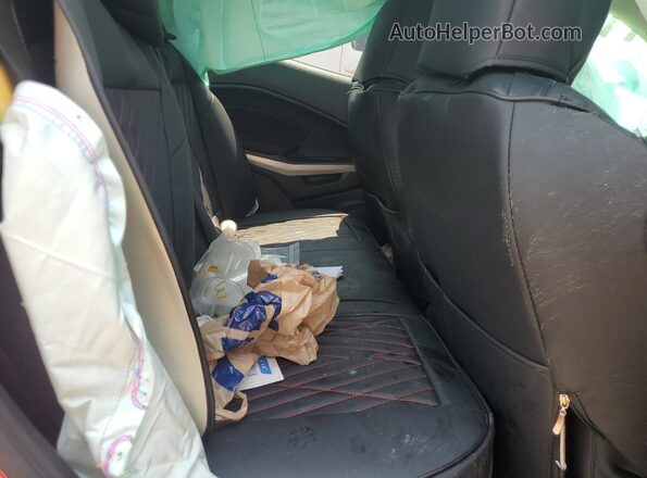 MAJ6P1UL1JC215702 2018 FORD ECOSPORT Красный Вид задних сидений