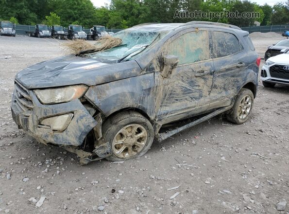 MAJ6P1UL2JC162492 2018 FORD ECOSPORT Gray Vista tres cuartos delantera izquierda