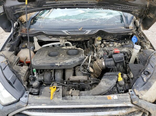 MAJ6P1UL2JC162492 2018 FORD ECOSPORT Gray Vista del compartimento del motor