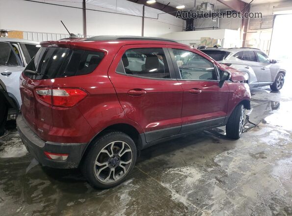 MAJ6P1UL7JC246789 2018 FORD ECOSPORT Бордовый Задняя правая четверть