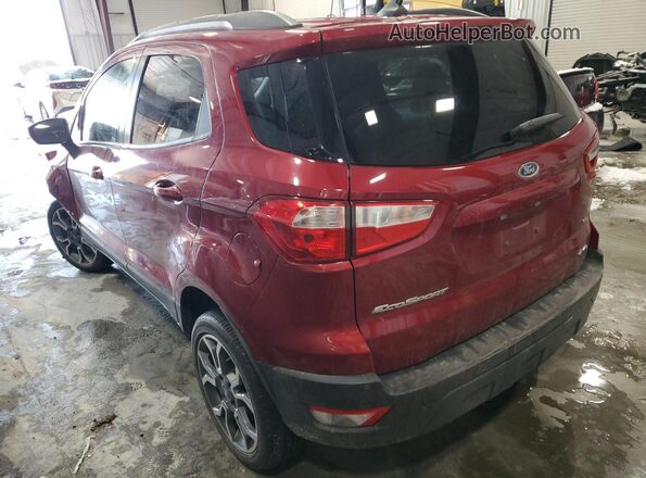MAJ6P1UL7JC246789 2018 FORD ECOSPORT Бордовый Задняя левая четверть