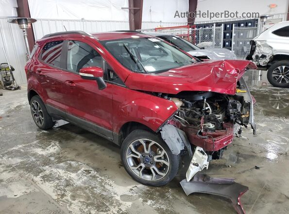 MAJ6P1UL7JC246789 2018 FORD ECOSPORT Бордовый Передняя правая четверть