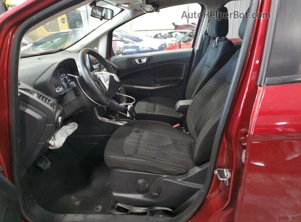 MAJ6P1UL7JC246789 2018 FORD ECOSPORT Бордовый Вид салона спереди