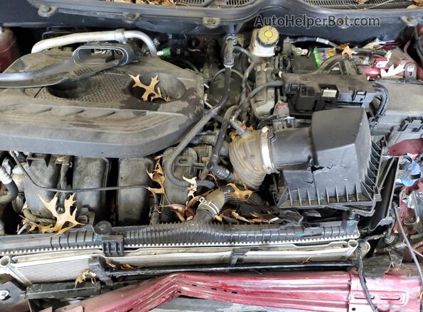 MAJ6P1UL7JC246789 2018 FORD ECOSPORT Бордовый Вид задней части салона