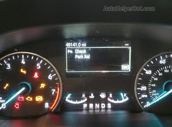 MAJ6P1UL7JC246789 2018 FORD ECOSPORT Бордовый Вид щитка приборов