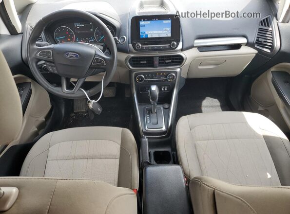 MAJ6P1UL9JC207430 2018 FORD ECOSPORT White წინა პანელის ხედი