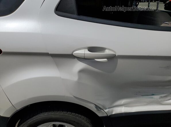 MAJ6P1UL9JC207430 2018 FORD ECOSPORT White უკანა სავარძლების ხედი