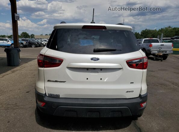 MAJ6P1UL9JC207430 2018 FORD ECOSPORT White უკანა ხედი
