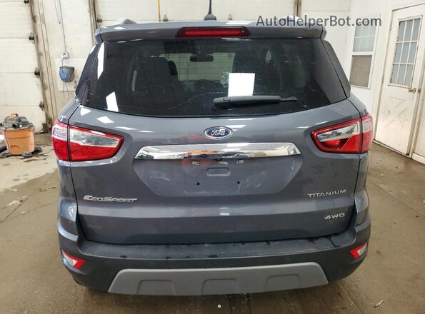 MAJ6P1WL3JC237388 2018 FORD ECOSPORT Gray Vista trasera