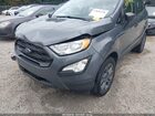 2021 Ford Ecosport S Gray vin: MAJ6S3FL6MC426731
