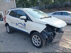 2022 Ford Ecosport Se White vin: MAJ6S3GL2NC463484