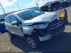 2021 Ford Ecosport Se Silver vin: MAJ6S3GL5MC435726
