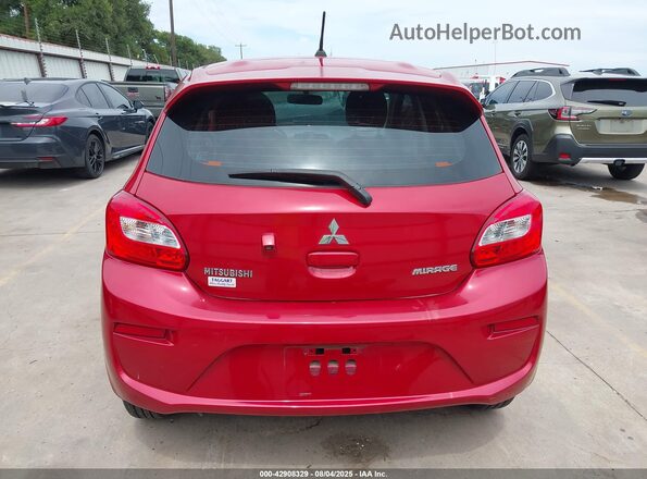 ML32A3HJ5JH013319 2018 MITSUBISHI MIRAGE Red 
