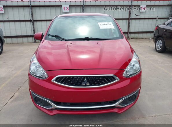 ML32A3HJ5JH013319 2018 MITSUBISHI MIRAGE Red უკანა სალონის ხედი