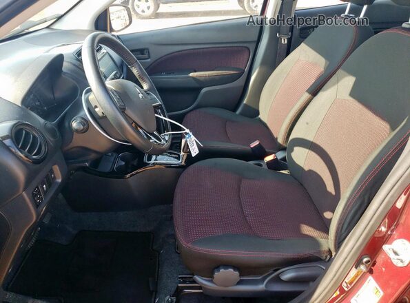 ML32AWHJ6NH005186 2022 MITSUBISHI MIRAGE Burgundy Вид салону спереду