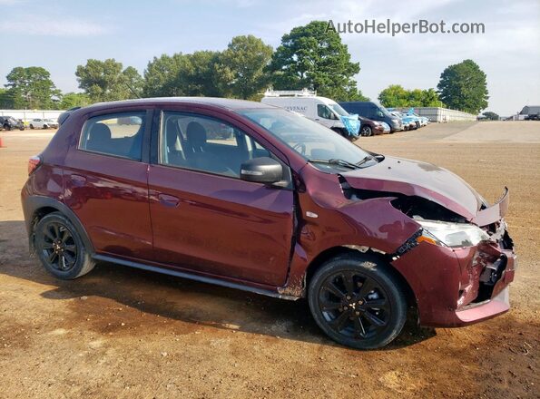 ML32AWHJ6NH005186 2022 MITSUBISHI MIRAGE Burgundy Передня права чверть