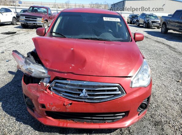 ML32F3FJ3JHF15110 2018 MITSUBISHI MIRAGE Red წინა ხედი