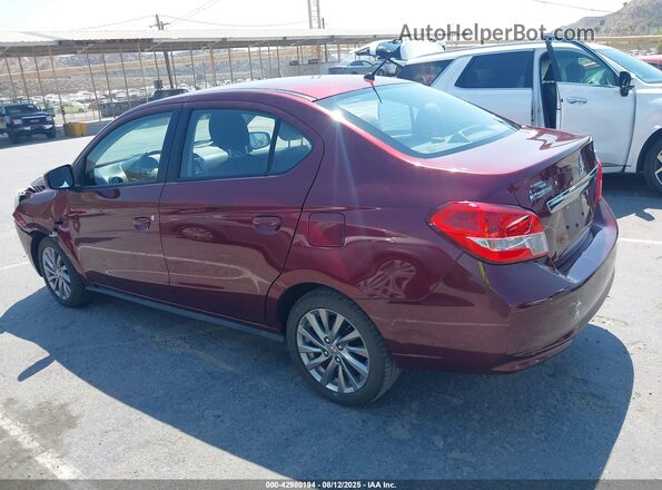 ML32F3FJ6KHF15233 2019 MITSUBISHI MIRAGE G4 Бордовый Задняя левая четверть