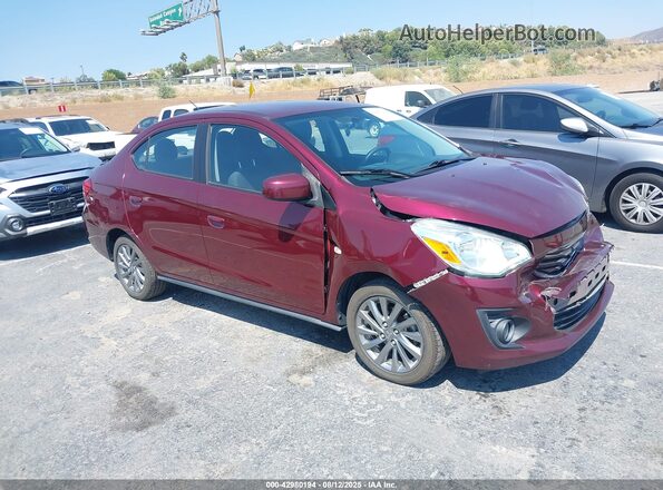 ML32F3FJ6KHF15233 2019 MITSUBISHI MIRAGE G4 Бордовый Передняя правая четверть