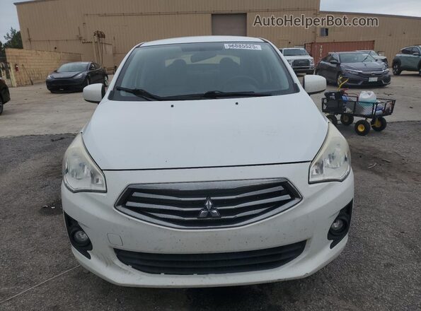 ML32F3FJXJHF05836 2018 MITSUBISHI MIRAGE White წინა ხედი