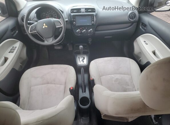 ML32F3FJXJHF05836 2018 MITSUBISHI MIRAGE White წინა პანელის ხედი