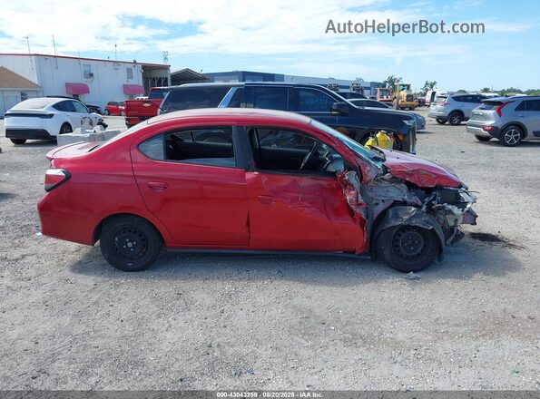 ML32FUFJ8MHF04307 2021 MITSUBISHI MIRAGE G4 Red Widok wnętrza z tyłu
