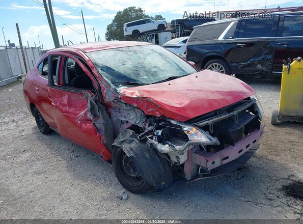 ML32FUFJ8MHF04307 2021 MITSUBISHI MIRAGE G4 Red Widok z przodu