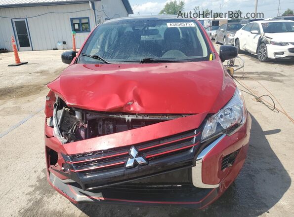 ML32FUFJ9PHF03350 2023 MITSUBISHI MIRAGE Red Vista frontal