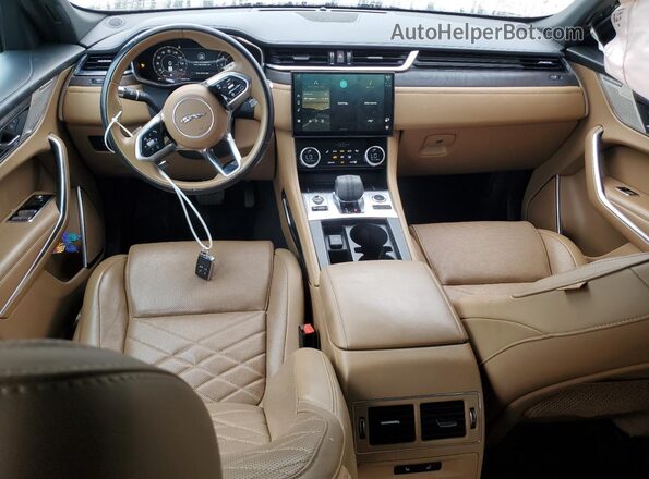 SADCJ2EU5MA686767 2021 JAGUAR F-PACE Black Вид панелі приладів