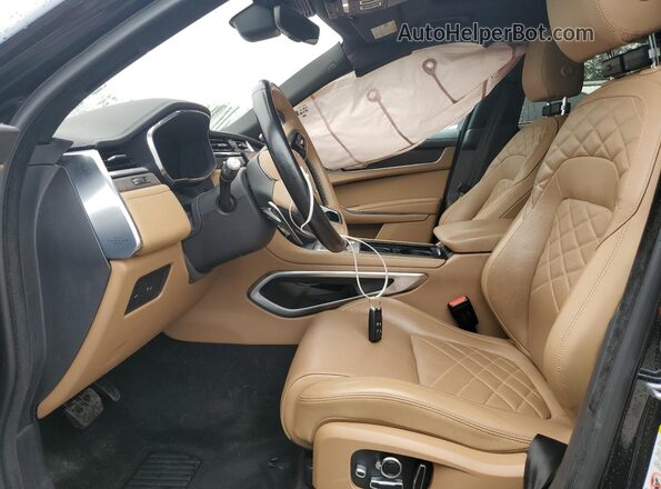 SADCJ2EU5MA686767 2021 JAGUAR F-PACE Black Вид салону спереду