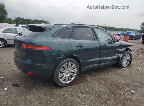 SADCJ2FX5JA262557 2018 JAGUAR F-PACE Green Tył prawy