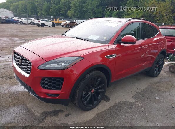SADFJ2FX2K1Z47341 2019 JAGUAR E-PACE Красный Передняя левая четверть