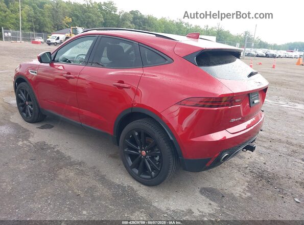 SADFJ2FX2K1Z47341 2019 JAGUAR E-PACE Красный Задняя левая четверть
