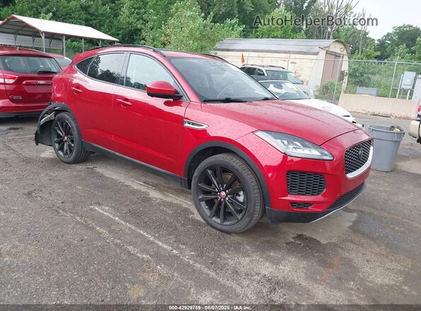 SADFJ2FX2K1Z47341 2019 JAGUAR E-PACE Красный Передняя правая четверть