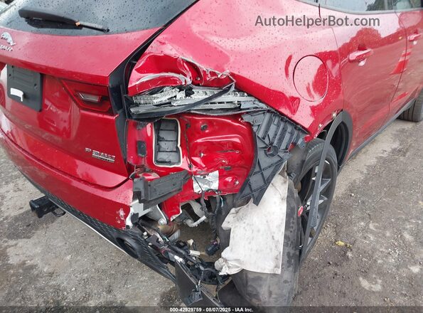 SADFJ2FX2K1Z47341 2019 JAGUAR E-PACE Красный Вид спереди