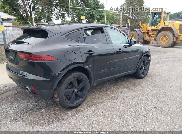 SADFK2FX3L1Z90441 2020 JAGUAR E-PACE Черный Задняя правая четверть