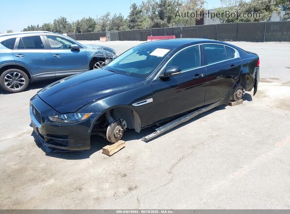 SAJAR4FX2KCP52856 2019 JAGUAR XF Черный Передняя левая четверть