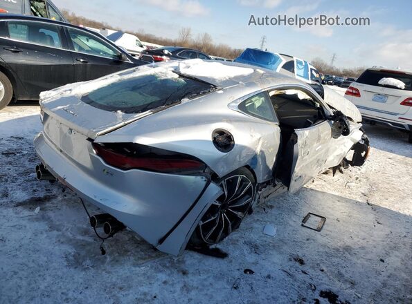 SAJD51FE0MCK73716 2021 JAGUAR F-TYPE Серебряный Задняя правая четверть