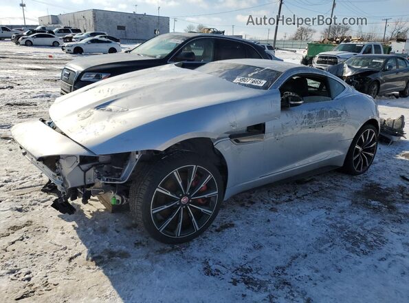 SAJD51FE0MCK73716 2021 JAGUAR F-TYPE Серебряный Передняя левая четверть