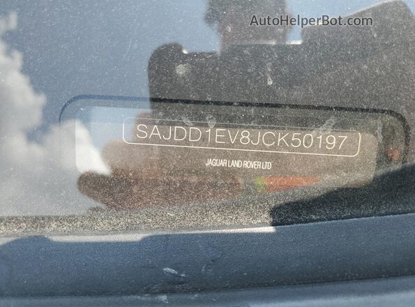 SAJDD1EV8JCK50197 2018 JAGUAR F-TYPE Белый Вид подкапотного пространства