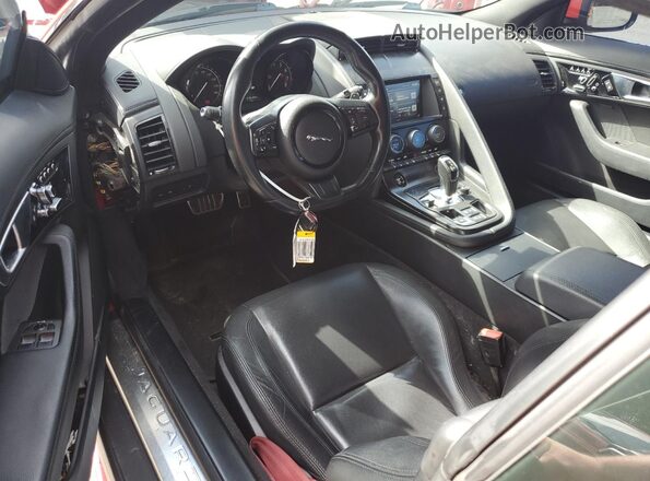 SAJWJ6BV7G8K34037 2016 JAGUAR F-TYPE Red წინა პანელის ხედი