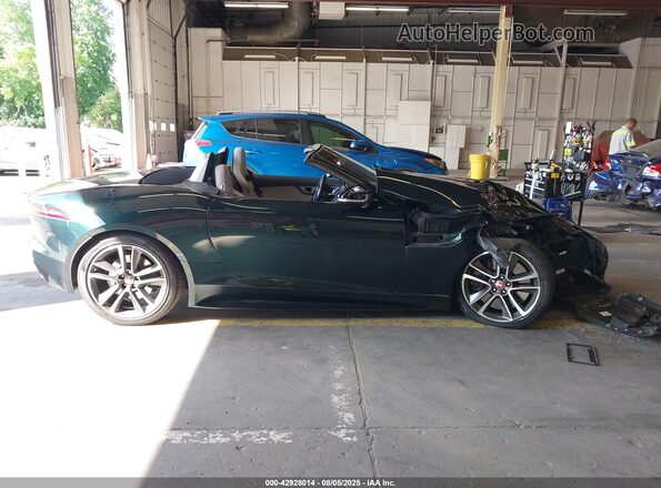 SAJWJ6FV7G8K26756 2016 JAGUAR F-TYPE Green უკანა სალონის ხედი