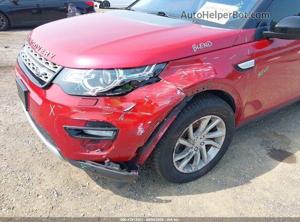 SALCR2RX9JH744495 2018 LAND ROVER DISCOVERY SPORT Red Front view