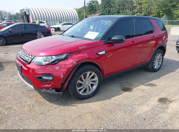 SALCR2RX9JH744495 2018 LAND ROVER DISCOVERY SPORT Red Front left
