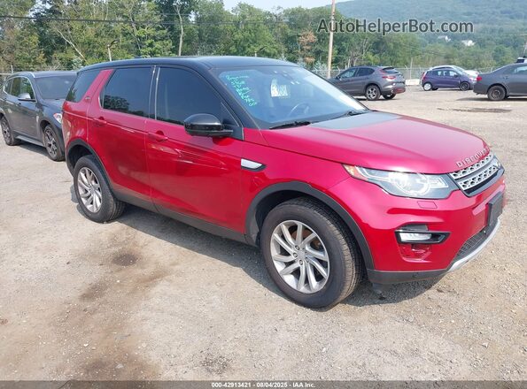 SALCR2RX9JH744495 2018 LAND ROVER DISCOVERY SPORT Red Front right