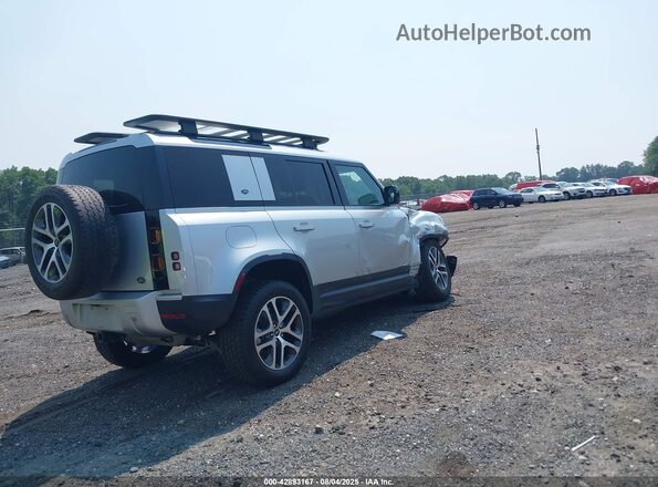 SALE9EEU0L2021517 2020 LAND ROVER DEFENDER Серебряный Задняя правая четверть