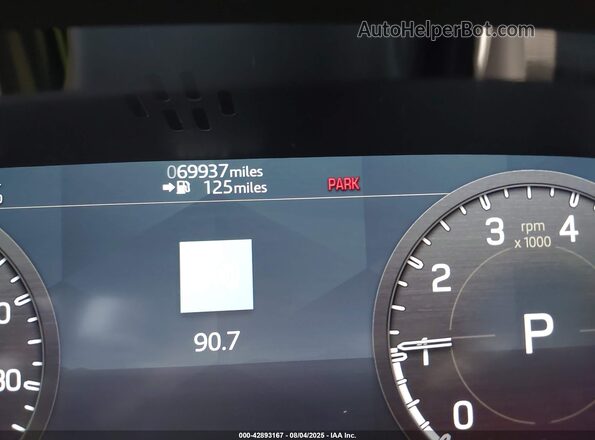 SALE9EEU0L2021517 2020 LAND ROVER DEFENDER Серебряный 