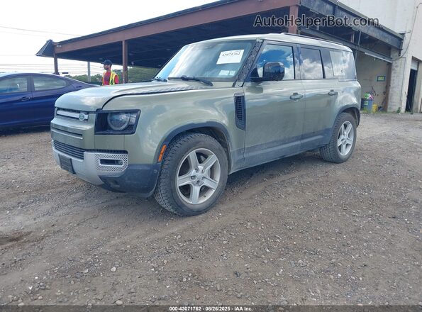 SALEP7EU4L2019917 2020 LAND ROVER DEFENDER Green Vista tres cuartos delantera izquierda