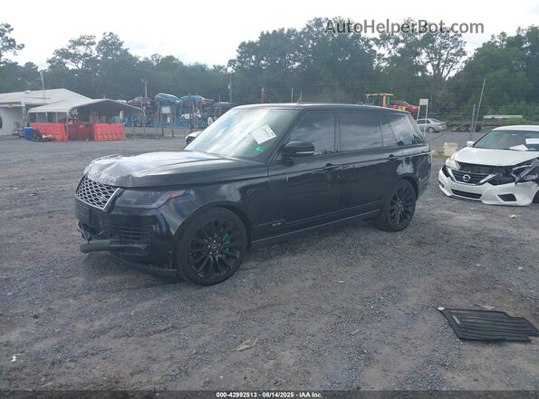 SALGS5RE0JA381731 2018 LAND ROVER RANGE ROVER Black Przód lewy