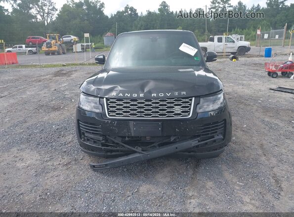 SALGS5RE0JA381731 2018 LAND ROVER RANGE ROVER Black Widok wnętrza z tyłu